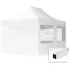 INTENT24.FR INTENT24 3x4,5 M Tente Pliante - Acier, PES Env. 300g/m², Côté Panoramique, Blanc - Blanc -Tente de réception Soldes 27736913 1