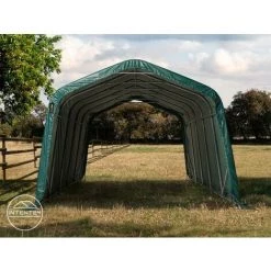 INTENT24.FR Abri Tunnel 3,3x6 M, PVC Env. 550g/m², Vert Foncé, Ancrâge Sol Dur - Vert 9 INTENT24.FR Abri Tunnel 3,3x6 M, PVC Env. 550g/m², Vert Foncé, Ancrâge Sol Dur - Vert -Tente de réception Soldes 27941877 3