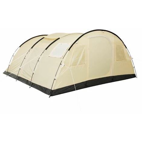 CampFeuer Tente Tunnel "Caza" Tente Pour 6 Personnes | 5000 Mm De Colonne D'eau 4 CampFeuer Tente Tunnel "Caza" Tente Pour 6 Personnes | 5000 Mm De Colonne D'eau – Image 2