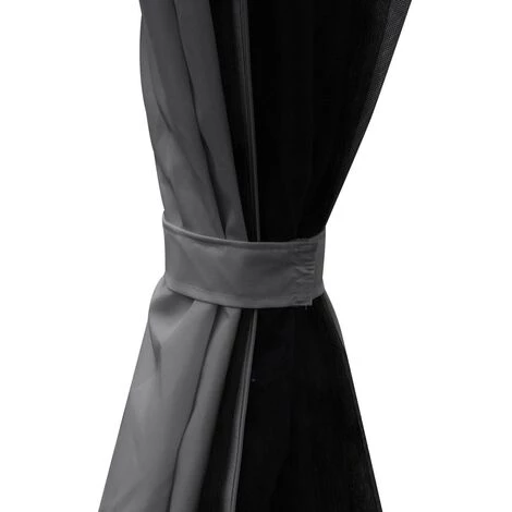 Tonnelle 3x4 2,65 H, Anthracite, Imperméable, Très Stable, 100% Acier Revêtu De PA - Tonnelle De Jardin 3x4 Easiness - Pavillon De Brast 5 Tonnelle 3x4 2,65 H, Anthracite, Imperméable, Très Stable, 100% Acier Revêtu De PA - Tonnelle De Jardin 3x4 Easiness - Pavillon De Brast - Image 3