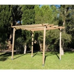 SUINGA Pergola De Jardin Carrée 240x240x250 Cm -Tente de réception Soldes 28493581 2