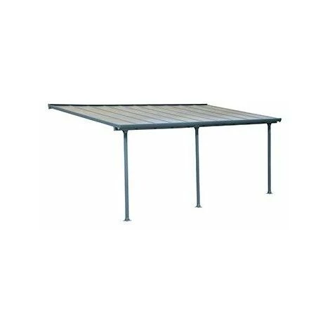 PALRAM Toit Terrasse FERIA 3 X 6 - Gris 3 PALRAM Toit Terrasse FERIA 3 X 6 - Gris