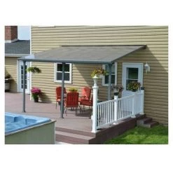 CHALET & JARDIN Toit Terrasse FERIA 3 X 4 - Gris -Tente de réception Soldes 28589180 3