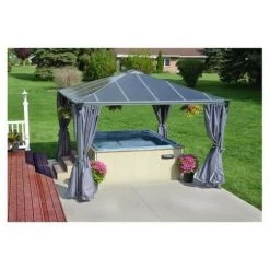 PALRAM Tonnelle De Jardin PALERMO 3600 - 3,6 X 3,6 M -Tente de réception Soldes 28589257 3