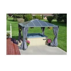 PALRAM Rideaux Pour Tonnelle De Jardin PALERMO -Tente de réception Soldes 28589261 2