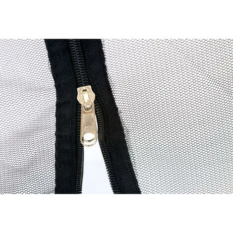 MAXSTORE Instent® Moustiquaire Pour Tonnelle 3 X 3m Coloris Noir, 2 Fermetures à Glissières Et Sangles Scratch Pour Fixation Des Panneaux Latéraux 6 MAXSTORE Instent® Moustiquaire Pour Tonnelle 3 X 3m Coloris Noir, 2 Fermetures à Glissières Et Sangles Scratch Pour Fixation Des Panneaux Latéraux - Image 4
