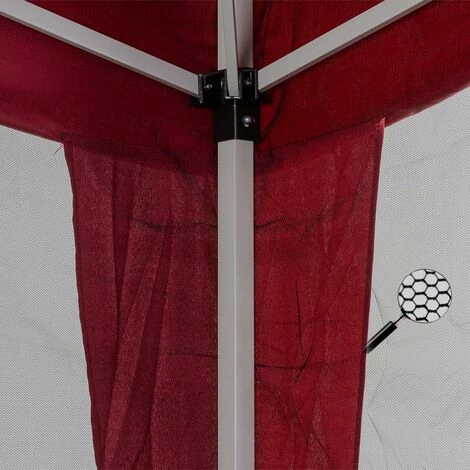 MAXSTORE Instent® Moustiquaire Pour Tonnelle 3 X 3m Coloris Noir, 2 Fermetures à Glissières Et Sangles Scratch Pour Fixation Des Panneaux Latéraux 7 MAXSTORE Instent® Moustiquaire Pour Tonnelle 3 X 3m Coloris Noir, 2 Fermetures à Glissières Et Sangles Scratch Pour Fixation Des Panneaux Latéraux - Image 5