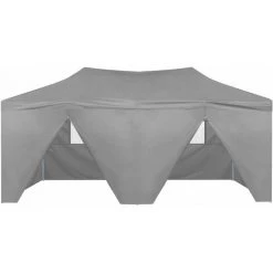 TRUE DEAL Tente De Réception Pliable Avec 4 Parois 3x6 M Acier Anthracite -Tente de réception Soldes 28677752 4