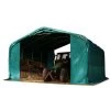 INTENT24.FR Abri Tunnel 6x6 M Bâche En PVC Env. 550g/m² Abri Résistant Aux Intempéries Tente De Stockage Vert Ancrage Pour Sol Meuble - Vert -Tente de réception Soldes 28953757 1