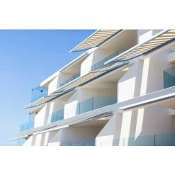 ICI STORE STORE BANNE COFFRE INTEGRAL MOTORISE RAL BLANC 4,3 X 3,5 TOILE DICKSON® CREME-BRUYERE - CREME BRUYERE -Tente de réception Soldes 28956913 4