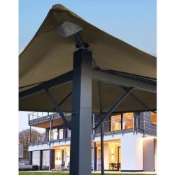 Quick-Star Pavillon Tonnelle Nice 3 X 4 M Beige -Tente de réception Soldes 29055554 2