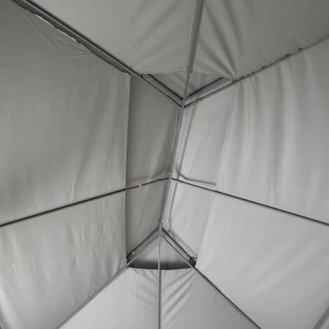 HESPERIDE Tonnelle Thira 3x4 Graphite/ardoise Hespéride - Gris - Graphite/ardoise 6 HESPERIDE Tonnelle Thira 3x4 Graphite/ardoise Hespéride - Gris - Graphite/ardoise – Image 4