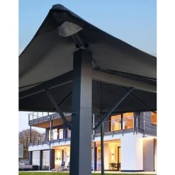 Quick-Star Pavillon Tonnelle Nice 3 X 3 M Gris -Tente de réception Soldes 29106067 3