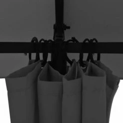 TRUE DEAL Chapiteau Tente De Jardin Avec Rideaux Hexagonal 360 X 265 Cm -Tente de réception Soldes 29109993 5