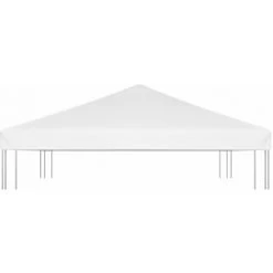 VidaXL Toile De Toit De Belvédère 270 G/m² 3x3 M Blanc - Blanc 9 VidaXL Toile De Toit De Belvédère 270 G/m² 3x3 M Blanc - Blanc -Tente de réception Soldes 29117187 3