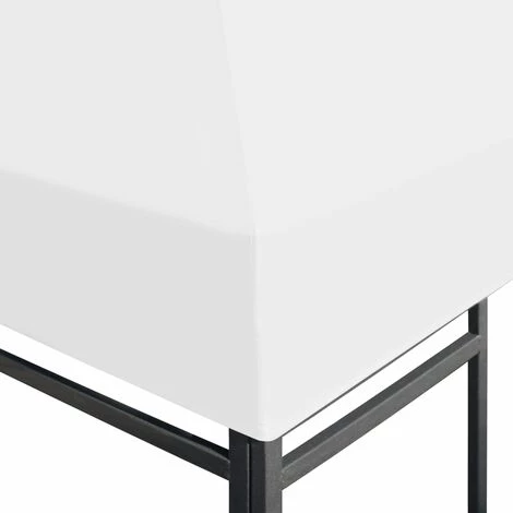 VidaXL Toile De Toit De Belvédère 270 G/m² 3x3 M Blanc - Blanc 6 VidaXL Toile De Toit De Belvédère 270 G/m² 3x3 M Blanc - Blanc - Image 4