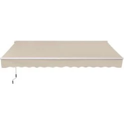 Outsunny Store Banne Manuel Rétractable Aluminium Polyester Imperméabilisé 3,5L X 2,5l M Beige - Beige 10 Outsunny Store Banne Manuel Rétractable Aluminium Polyester Imperméabilisé 3,5L X 2,5l M Beige - Beige -Tente de réception Soldes 29361098 4