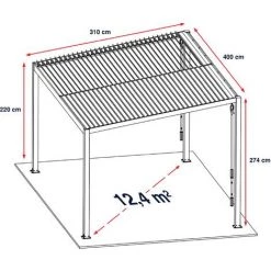 DCB GARDEN PERGOLA BIOCLIMATIQUE TRAMONTO - DCBGARDEN -Tente de réception Soldes 29433290 4
