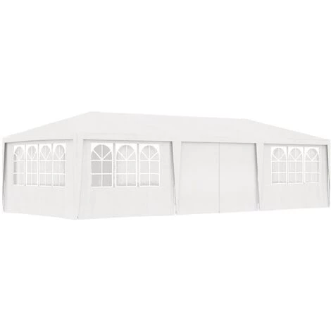 TRUE DEAL Tente De Réception Avec Parois Latérales 4x9 M Blanc 90 G/m² 3 TRUE DEAL Tente De Réception Avec Parois Latérales 4x9 M Blanc 90 G/m²