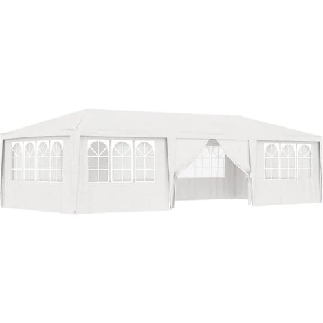 TRUE DEAL Tente De Réception Avec Parois Latérales 4x9 M Blanc 90 G/m² 4 TRUE DEAL Tente De Réception Avec Parois Latérales 4x9 M Blanc 90 G/m² - Image 2