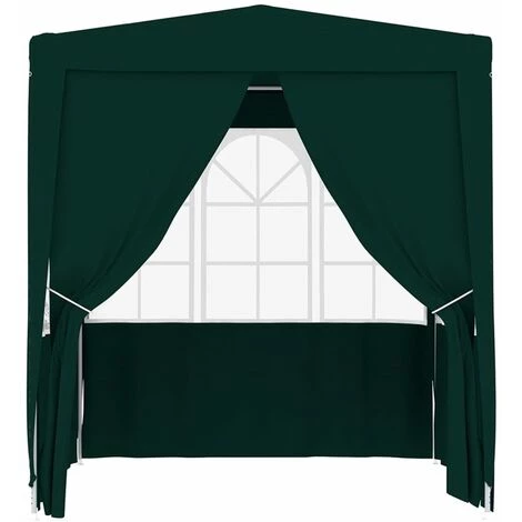 TRUE DEAL Tente De Réception Avec Parois Latérales 2x2 M Vert 90 G/m² 5 TRUE DEAL Tente De Réception Avec Parois Latérales 2x2 M Vert 90 G/m² - Image 3