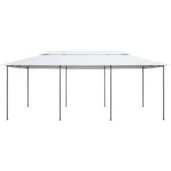 TRUE DEAL Belvédère 600x298x270 Cm Blanc 180 G/m² -Tente de réception Soldes 29522144 4