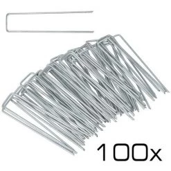 ESTEXO Piquet De Tente Ancrage Au Sol 100 Pièces Clou De Tente Clou Au Sol