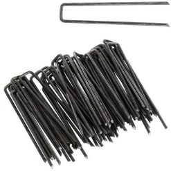 ESTEXO Piquets Ancrage Au Sol 100x13mm 100 Piquets De Tente Clou Au Sol Non Galvanisé