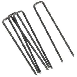 ESTEXO Piquets Ancrage Au Sol 100x13mm 100 Piquets De Tente Clou Au Sol Non Galvanisé -Tente de réception Soldes 29542287 4