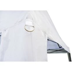 FRANKYSTAR Tente Pliable 3x3 Tonnelle De Jardin Automatique Barnum Pliante Avec Sac Couleur Blanc -Tente de réception Soldes 29809995 4