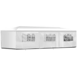 FRANKYSTAR Tente De Réception 3x9 Waterproof 3x9 White Party Tent/gazebo Waterproof Pour Les Foires Et Marchés