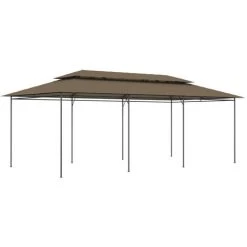 ASUPERMALL Chapiteau 600x298x270 Cm Taupe 180 G/m²