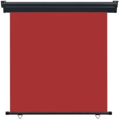 ASUPERMALL Auvent Lateral De Balcon 170x250 Cm Rouge -Tente de réception Soldes 29988895 2