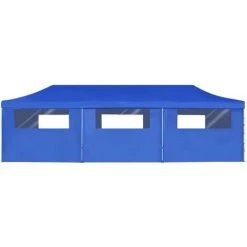 TRUE DEAL Tente De Réception Pliable Avec 8 Parois 3x9 M Bleu 9 TRUE DEAL Tente De Réception Pliable Avec 8 Parois 3x9 M Bleu -Tente de réception Soldes 30017126 3