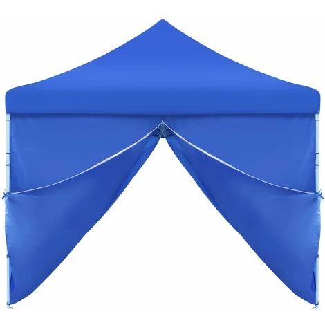 TRUE DEAL Tente De Réception Pliable Avec 8 Parois 3x9 M Bleu 6 TRUE DEAL Tente De Réception Pliable Avec 8 Parois 3x9 M Bleu - Image 4