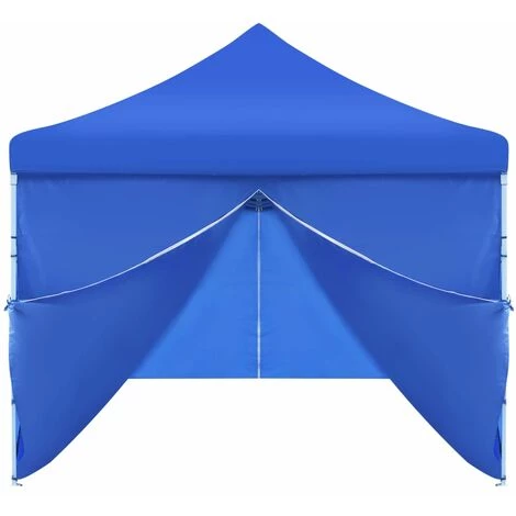 TRUE DEAL Tente De Réception Pliable Avec 8 Parois 3x9 M Bleu 7 TRUE DEAL Tente De Réception Pliable Avec 8 Parois 3x9 M Bleu - Image 5