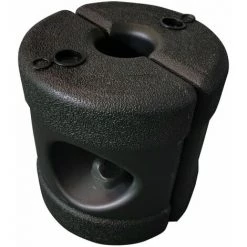 HAPPY GARDEN Lot De 4 Poids De Lestage CARNAC Pour Tente De Réception - Noir