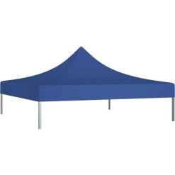 Toit De Tente De Réception 2x2 M Bleu 270 G/m² VidaXL - Bleu -Tente de réception Soldes 30029287 2