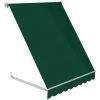 SmartSun Auvent Complet Vert Pour Fenêtres 1,20x1,20m. Store Banne Réglable En Inclinaison, Manivelle Incluse -Tente de réception Soldes 30089797 1
