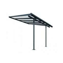 PALRAM Toit Terrasse SIERRA PATIO COVER 3x3 - Gris