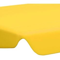 TRUE DEAL Toit De Rechange Balançoire De Jardin Jaune 192x147 Cm 270 G/m² -Tente de réception Soldes 30363296 5
