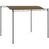 TRUE DEAL Auvent De Parasol 3x2,5 M Taupe 180 G/m² -Tente de réception Soldes 30363314 1