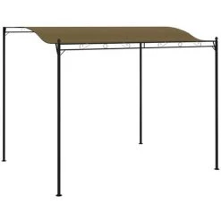 TRUE DEAL Auvent De Parasol 3x2,5 M Taupe 180 G/m²
