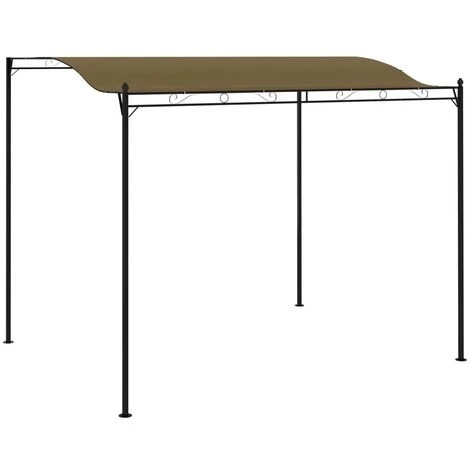 TRUE DEAL Auvent De Parasol 3x2,5 M Taupe 180 G/m² 3 TRUE DEAL Auvent De Parasol 3x2,5 M Taupe 180 G/m²