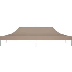 TRUE DEAL Toit De Tente De Réception 6x3 M Taupe 270 G/m² -Tente de réception Soldes 30363887 3