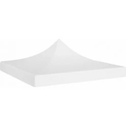 TRUE DEAL Toit De Tente De Réception 2x2 M Blanc 270 G/m²