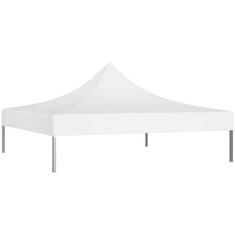 TRUE DEAL Toit De Tente De Réception 2x2 M Blanc 270 G/m² 4 TRUE DEAL Toit De Tente De Réception 2x2 M Blanc 270 G/m² - Image 2