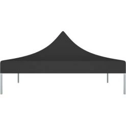 TRUE DEAL Toit De Tente De Réception 2x2 M Noir 270 G/m² -Tente de réception Soldes 30363906 3