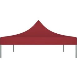 TRUE DEAL Toit De Tente De Réception 4x3 M Bordeaux 270 G/m² -Tente de réception Soldes 30363916 4