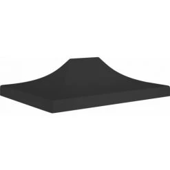 TRUE DEAL Toit De Tente De Réception 4x3 M Noir 270 G/m²